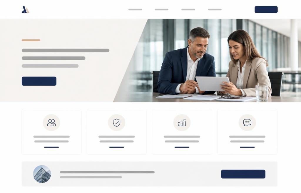 Mockup for profesjo.webeksempel.no